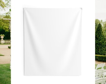 Dosel para jupá DIY, tela blanca lisa con dobladillo estrecho para crear tu propio dosel para jupá, disponible en dos tamaños.