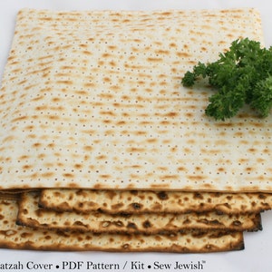 Matzah Cover Sewing Pattern, Passover Sewing Pattern, Jewish Sewing Pattern, Passover Seder Decor, Digital PDF Sewing Pattern to Download image 5