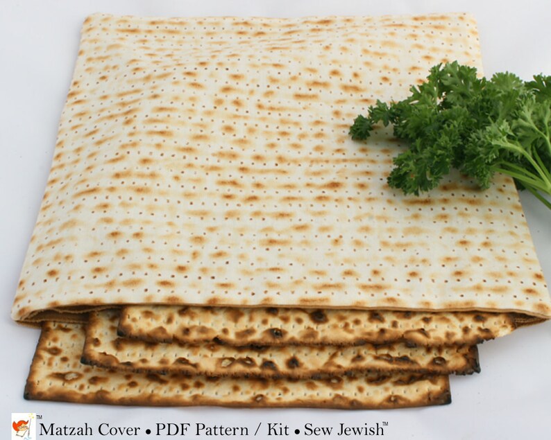 Matzah Cover Sewing Pattern, Passover Sewing Pattern, Jewish Sewing Pattern, Passover Seder Decor, Digital PDF Sewing Pattern to Download image 5