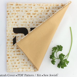 Matzah Cover Sewing Pattern, Passover Sewing Pattern, Jewish Sewing Pattern, Passover Seder Decor, Digital PDF Sewing Pattern to Download image 3