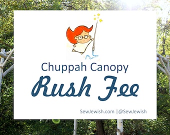 Actualice un pedido de dosel de jupá personalizado a un *pedido urgente*: listo para enviar en 4 días hábiles (no incluye el tiempo de envío)