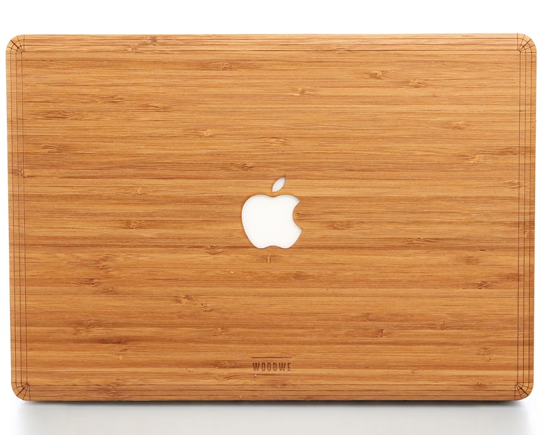 Mac book Wood Skin Mac Air Pro 11 12 13 14 15 16 inch Bamboo MacBook Wood Cover Mac book Pro Retina Touchbar skin wood image 1