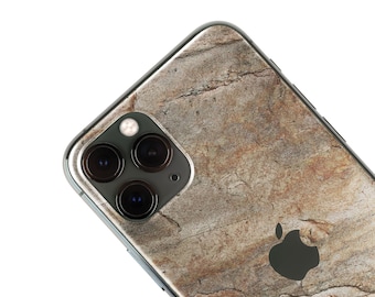 Real Slate Stone Iphone Skin, zero waste Natural Phone Sticker, Stone back cover for iPhone 5 6 7 8 SE X 11 12 13 Pro Max Plus Mini