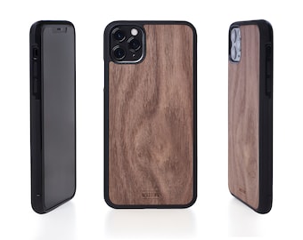 Iphone Wood cover, Zero waste Iphone Bumper Case, Rustic Walnut Iphone Cover for 16 15 14 Pro Max Mini Plus, Minimalist Iphone 13 cover Gift