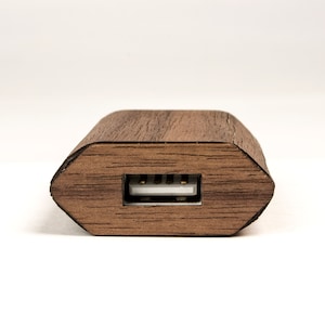 Real Wood Wrap/Skin for iPhone Charger image 3