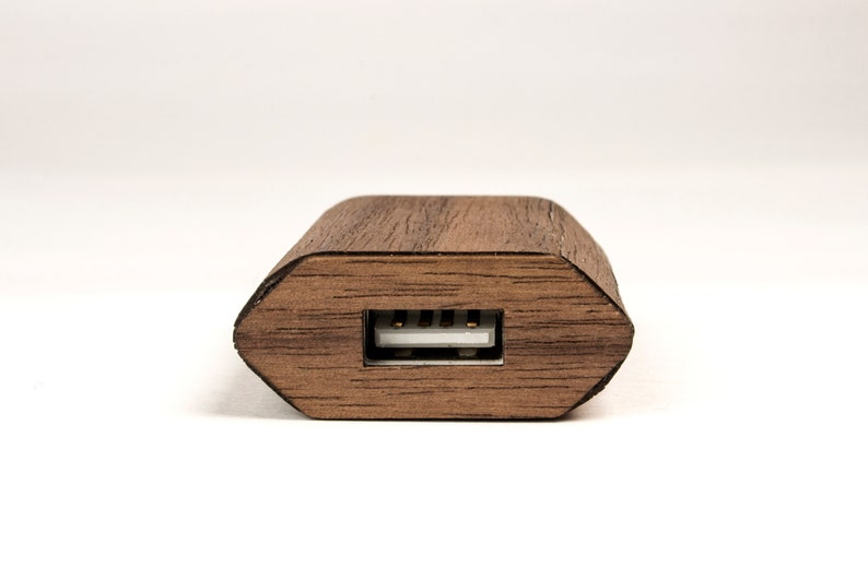 Real Wood Wrap/Skin for iPhone Charger image 3