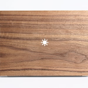 Mac Wood Cover for Apple Mac Air Pro 11 12 13 14 15 16 inch, Walnut Wood Macbook Pro 16 Skin, Natural Wood Laptop decal Gift idea, Sticker