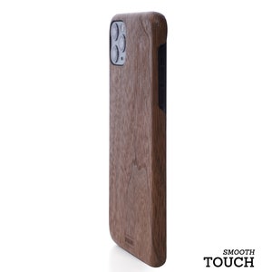 iPhone Wood cover, Walnut Wood Unique phone cases, for iPhone 13 12 11 X SE plus max mini pro, Rustic iPhone cover, Wood protective case image 3
