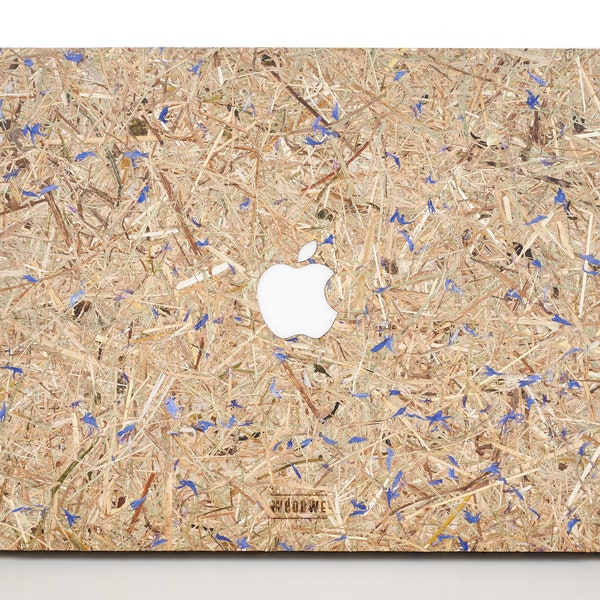 Natural Hay Macbook Skin for Mac Air Pro 11 12 13 14 15 16 inch - Kornblume