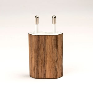 Real Wood Wrap/Skin for iPhone Charger image 2
