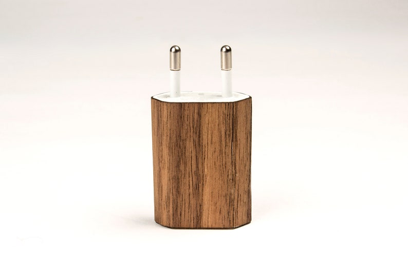 Real Wood Wrap/Skin for iPhone Charger image 2