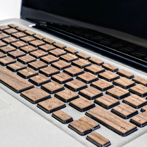 Étui MacBook en bois pour Apple MacBook Classique 12 – Peau boisée autocollante pour l’étui MacBook