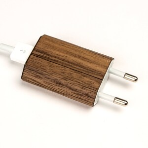 Real Wood Wrap/Skin for iPhone Charger image 5