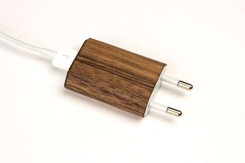 Real Wood Wrap/Skin for iPhone Charger image 5
