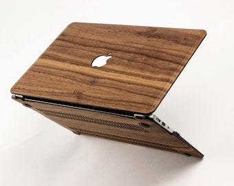 Étui MacBook en bois pour Apple MacBook Classique 12 – Peau boisée autocollante pour l’étui MacBook