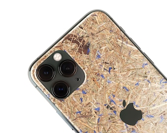Real Hay iPhone Skin: Natural Zero Waste Phone Sticker