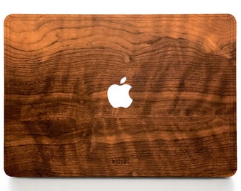 Macbook Wood Cover for Mac Air Pro 11 12 13 14 15 16 inch - Imbuia Wood Mac book Skin - Mac Sticker - Mac Decal