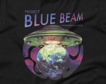 Project Blue Beam Alien Invasion Unisex t-shirt