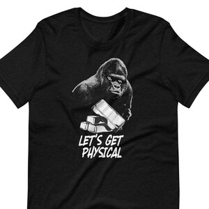 Let&#39;s Get Physical Wallstreetsilver Ape Short-Sleeve Unisex T-Shirt Silver Stacker