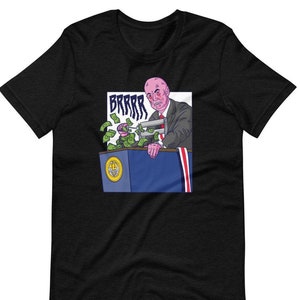 Money Printer Goes Brrr Fed Stimulus Short-Sleeve Unisex T-Shirt Meme Design