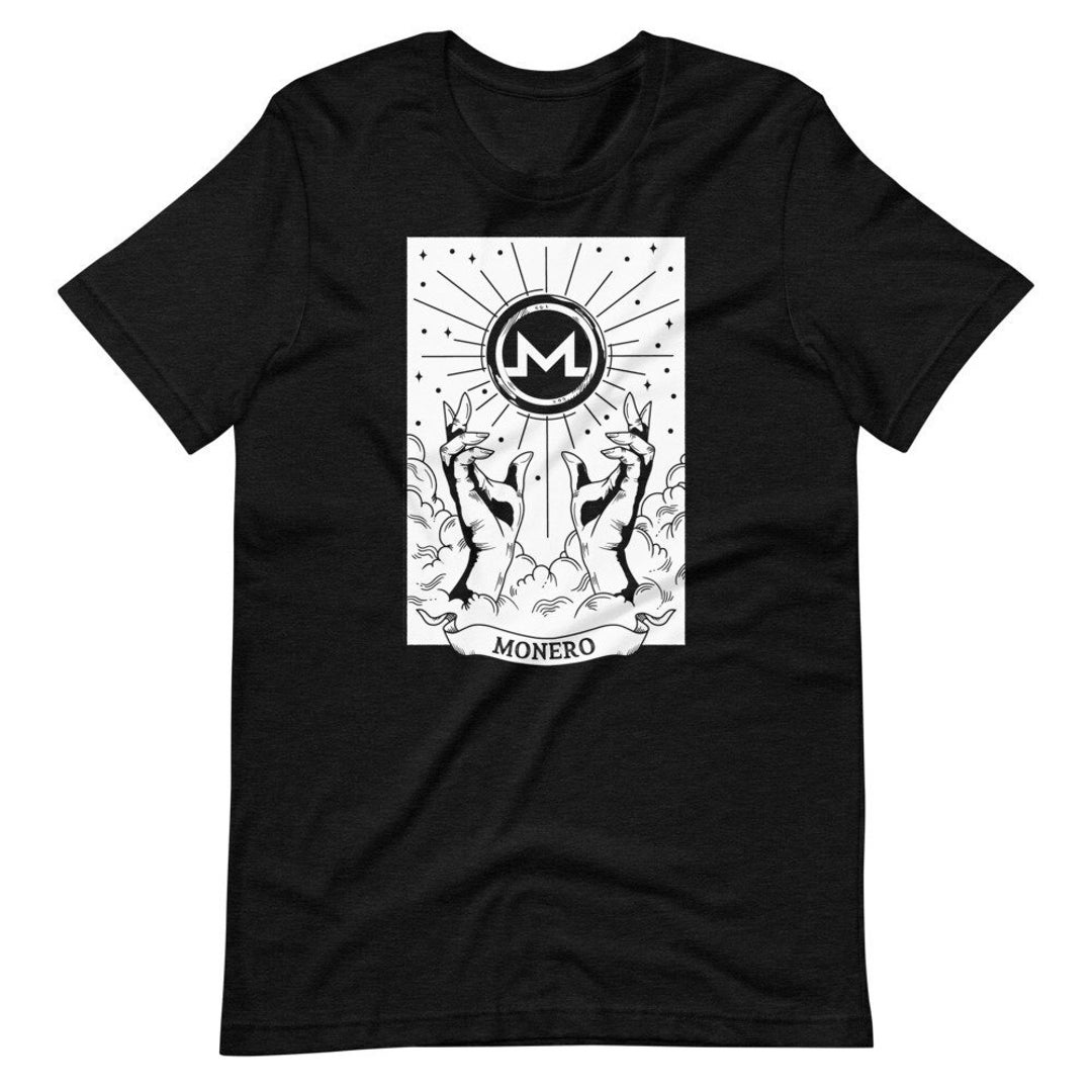 モネロ 暗号通貨 タロットカード 半袖 ユニセックス Tシャツ XMR ブロックチェーン デザイン - Etsy 日本