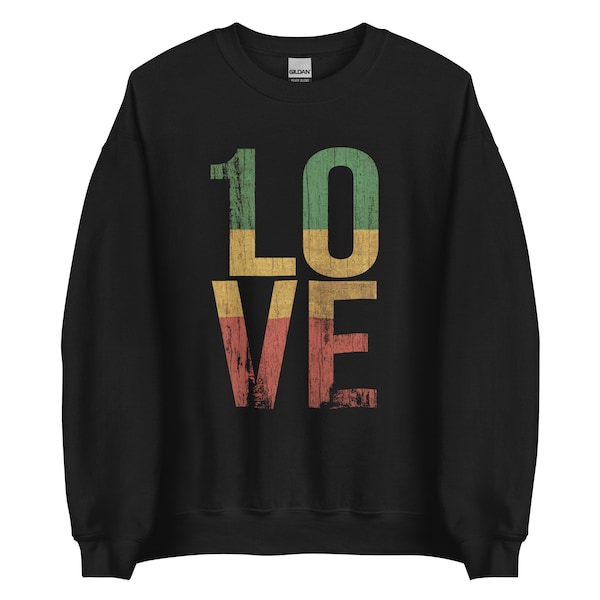 1 Love Roots Rock Reggae One Love Unisex Sweatshirt