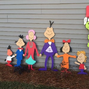 Grinch Who Family Yard Art Digital Pattern File DIY