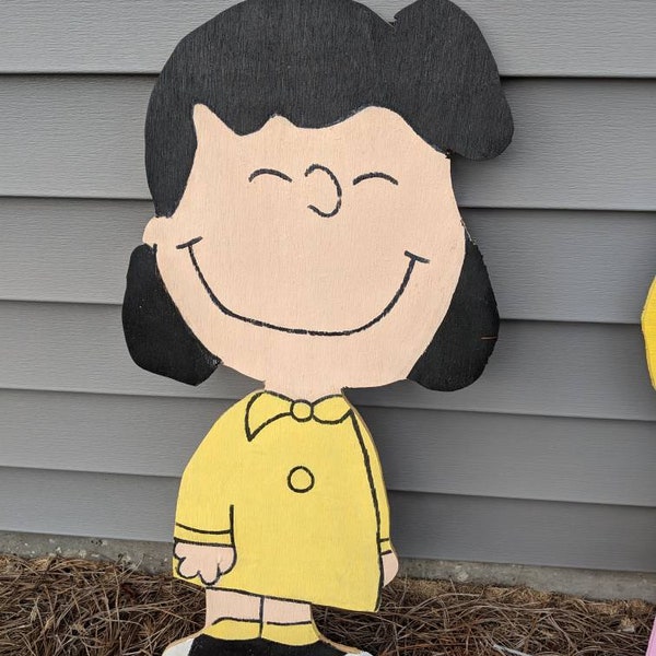 Charlie Brown Lucy  Christmas Peanuts Lifesize Yard Art Pattern Files