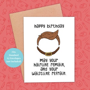 Funny birthday card, Printable birthday card, card for her, card for him, instant download birthday card PDF 5x7