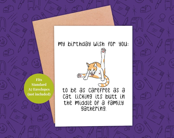 Funny Birthday Card Printable Birthday Card Card for Her - Etsy