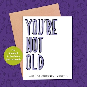 Funny birthday card, Printable birthday card, card for her, card for him, instant download birthday card PDF 5x7