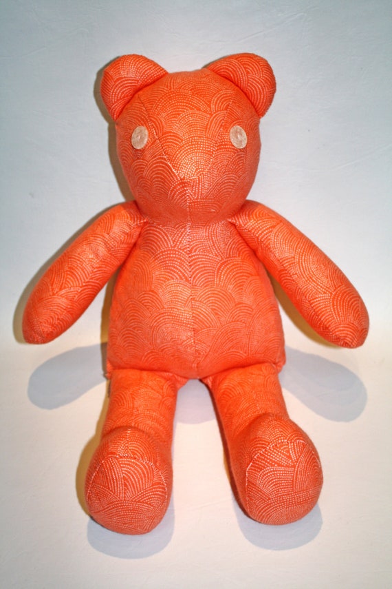 tangerine bear stuffed animal