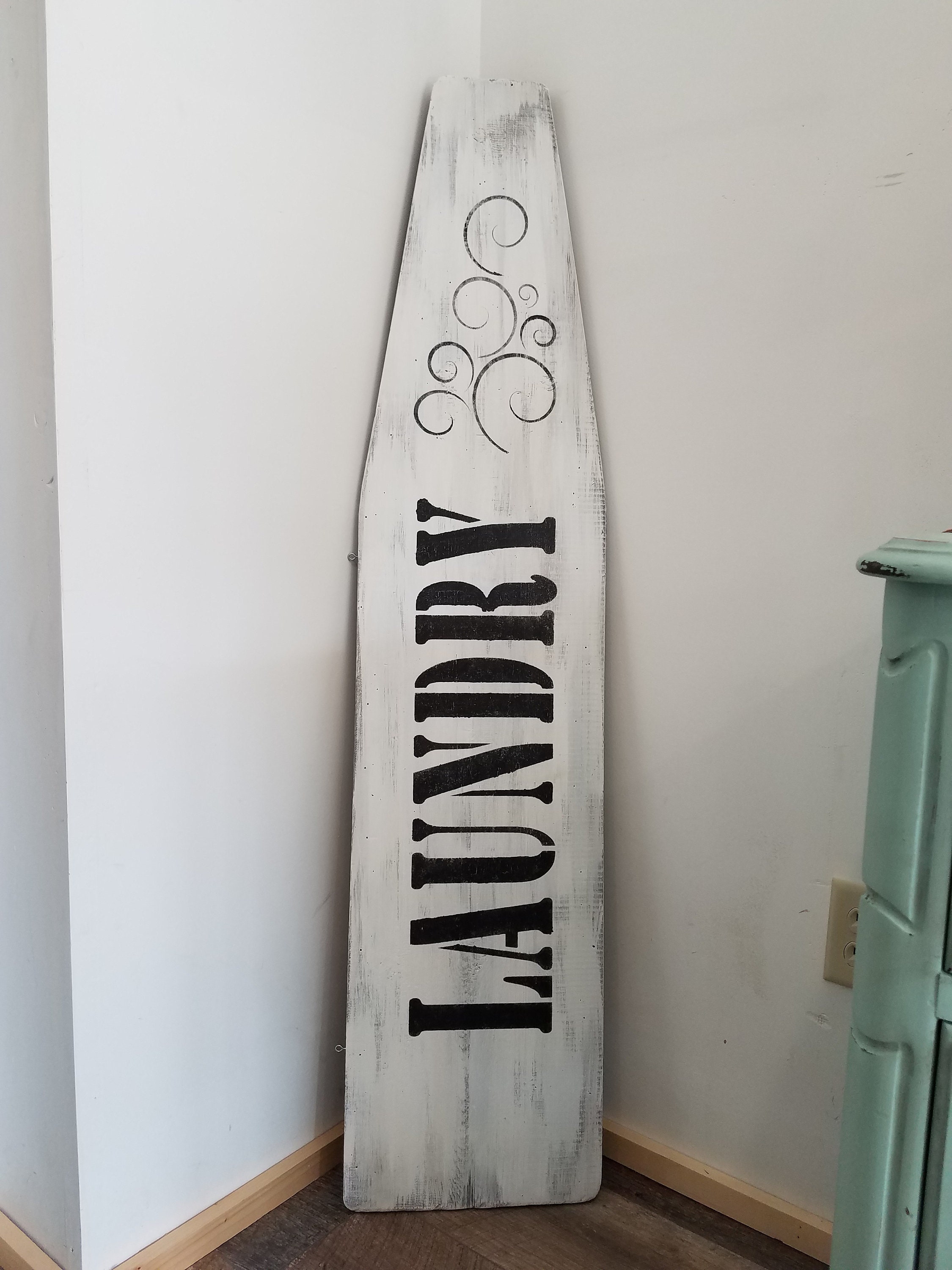 Laundry Room Sign Antique Ironing Board Sign Farmhouse Sign  Etsy