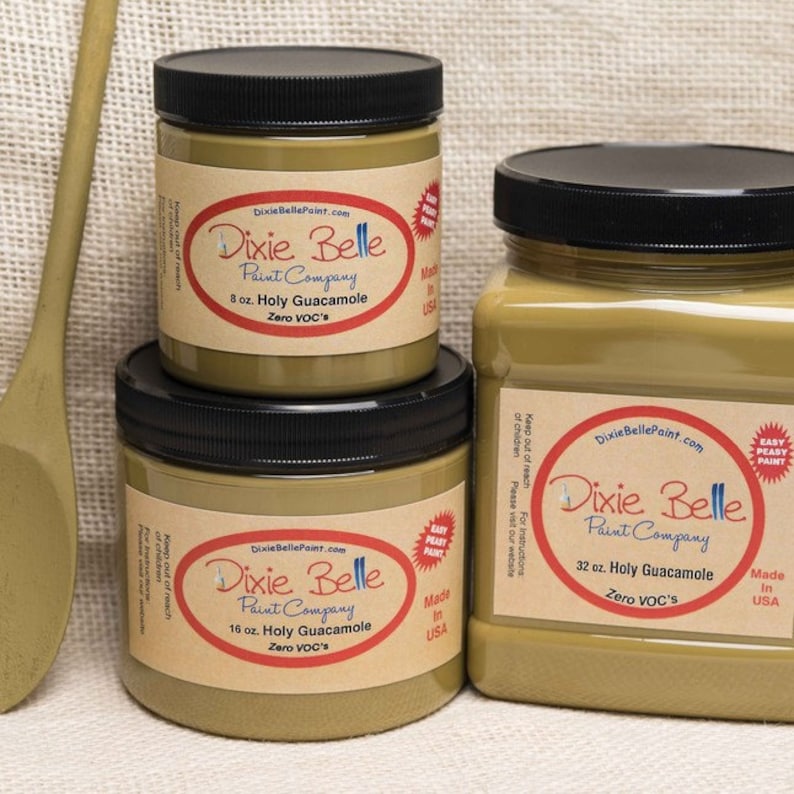 Dixie Belle Chalk Mineral Paint Holy Guacamole 16 Oz. Etsy