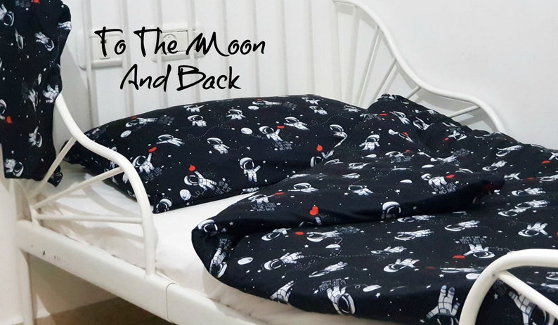 love you to the moon and back baby bedding