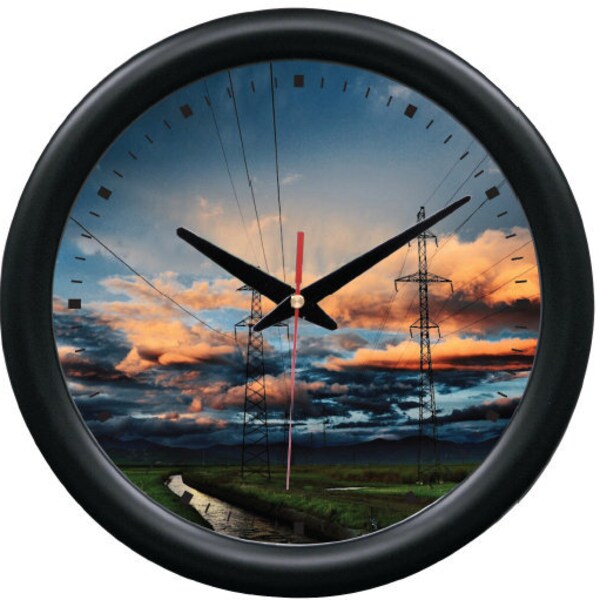 Electric Wall Clock Etsy