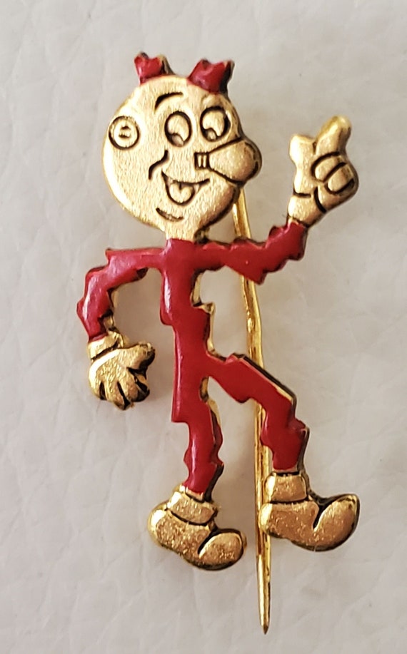 REDDY KILOWATT New Vintage Hat Lapel Pin - Electrical Trades Gift