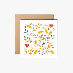 Boxed holiday cards, Handmade floral Cards with envelope, Holiday Greeting Card, Holiday Card, Card Set. image 4