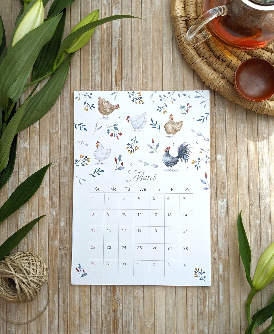 Calendrier 2023 calendrier 2023 calendrier mural 2023 - Etsy France