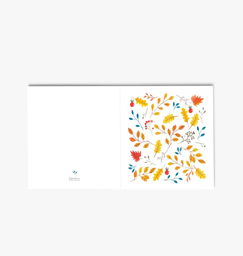 Boxed holiday cards, Handmade floral Cards with envelope, Holiday Greeting Card, Holiday Card, Card Set. image 5