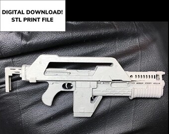 M41a Pulse Rifle Replica Stl File For 3d Printing Etsy