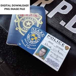 Resident Evil 3, STARS ID card, Screen Accurate, Digital Download