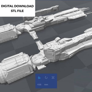 USS Sulaco, ALIENS, STL File for 3D Printing