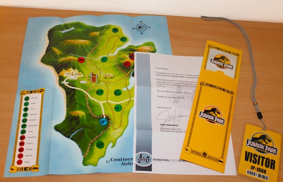 ジュラシックパーク　パンフレット ジュラシック パーク パンフレット デジタル ダウンロード - Etsy 日本