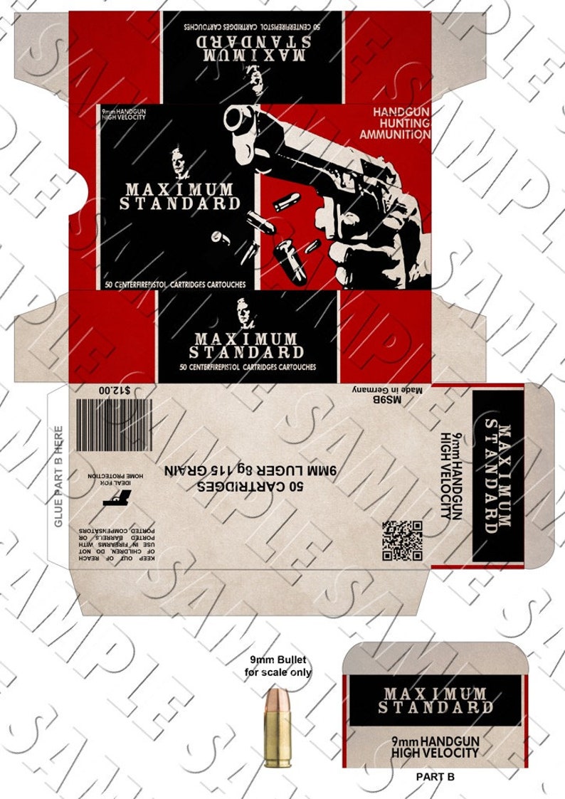 Resident Evil 2 Ammo Box Replica Cosplay Prop Digital - Etsy