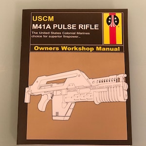 Aliens Pulse Rifle, Manual, Cover, Digital Download