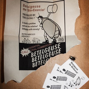 Beetlejuice Flyer Digital Download