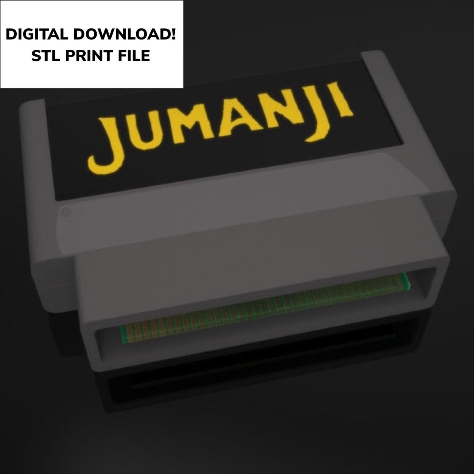 Jumanji Game Cartridge STL 3D Print File Digital Download Etsy UK