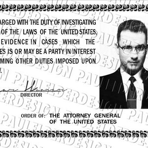 Catch Me If You Can, Carl Hanratty ID Card, Prop Replica, Digital Download