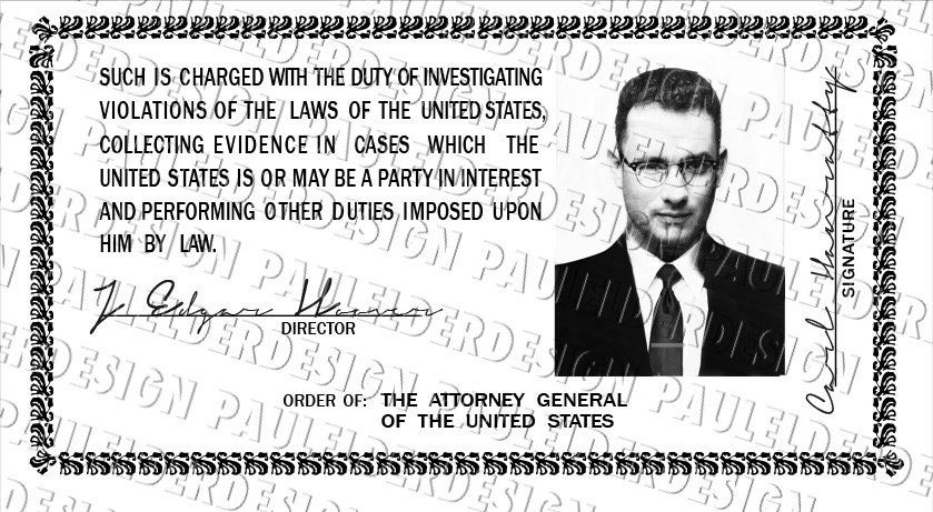 Catch Me If You Can, Carl Hanratty ID Card, Prop Replica, Digital